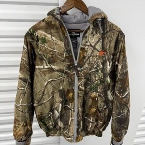 ArcticShield H2 Series Realtree Camo Hunting Jacket Mens M Hooded‎ Insulated